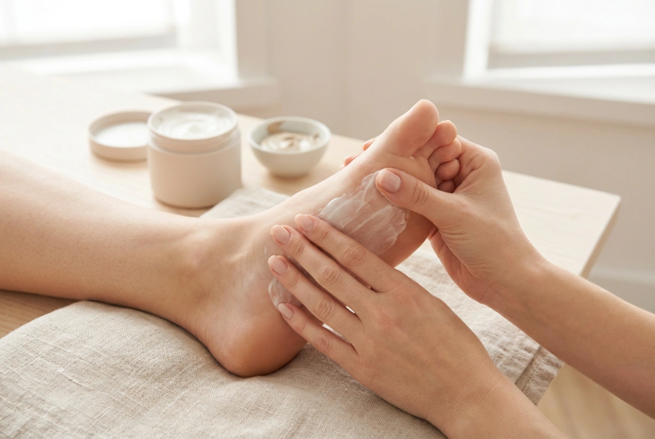 Crema per piedi secchi: cosa funziona, come applicarla e quando usare una maschera