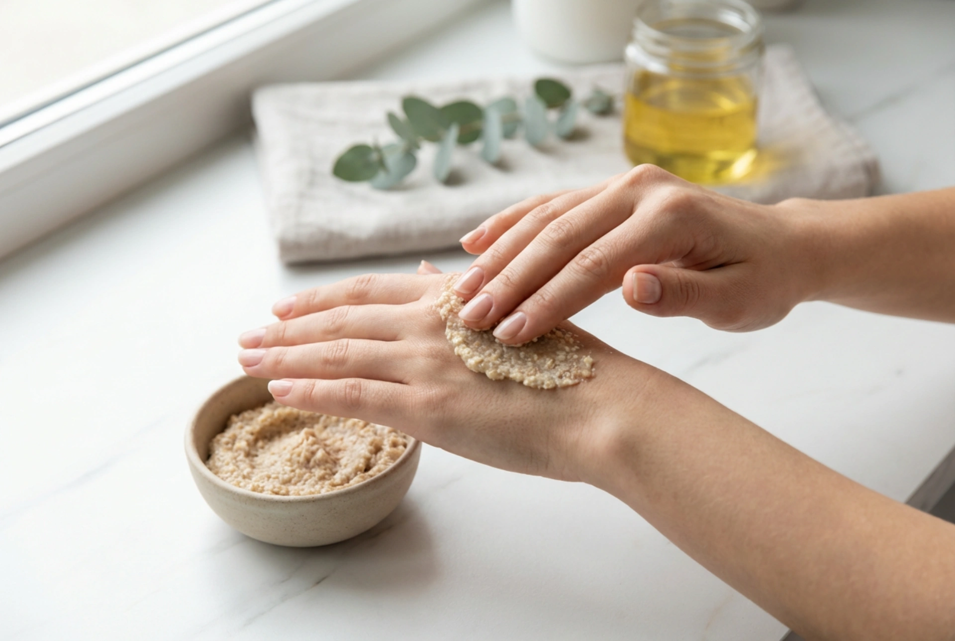 Peeling mani a casa: miscele efficaci ed esfoliazione sicura