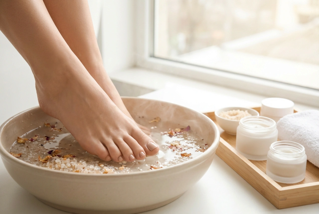 Piedi screpolati: come combinare scrub, crema e pediluvio ai sali