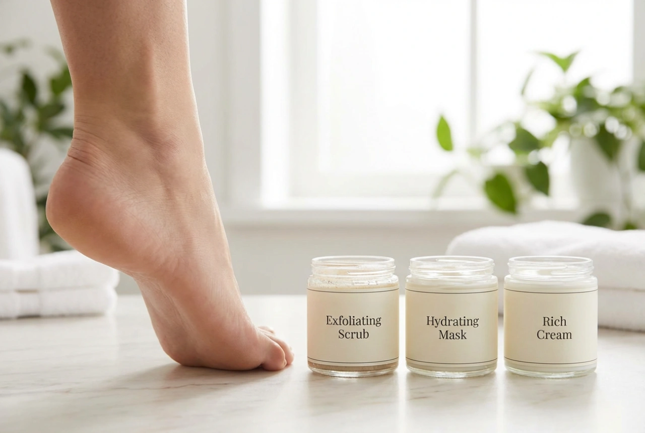 Come trattare i talloni secchi: scrub, maschera e crema all'urea