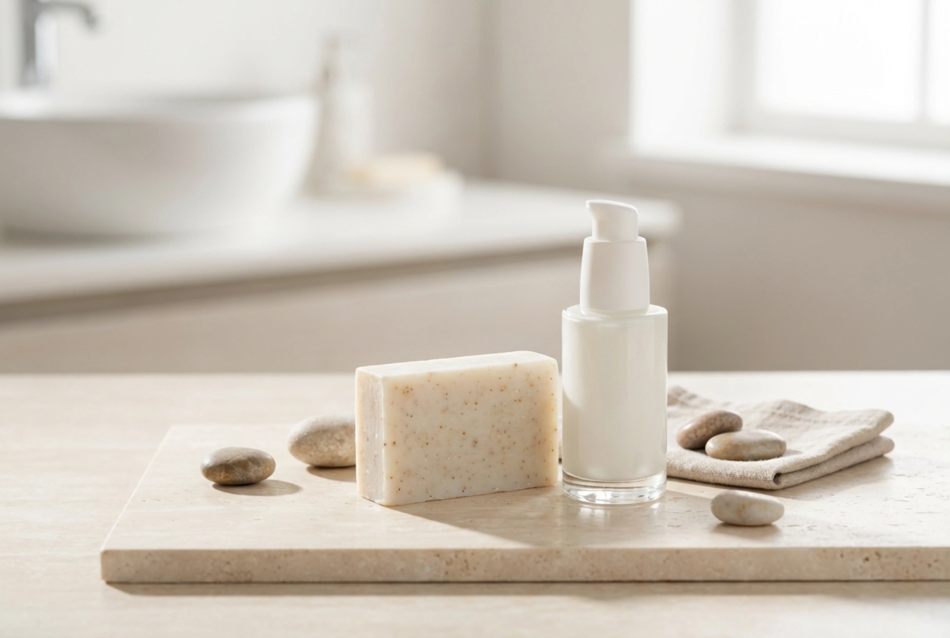 Sapone minerale al biosolfo: come usarlo e quando usare una crema idratante