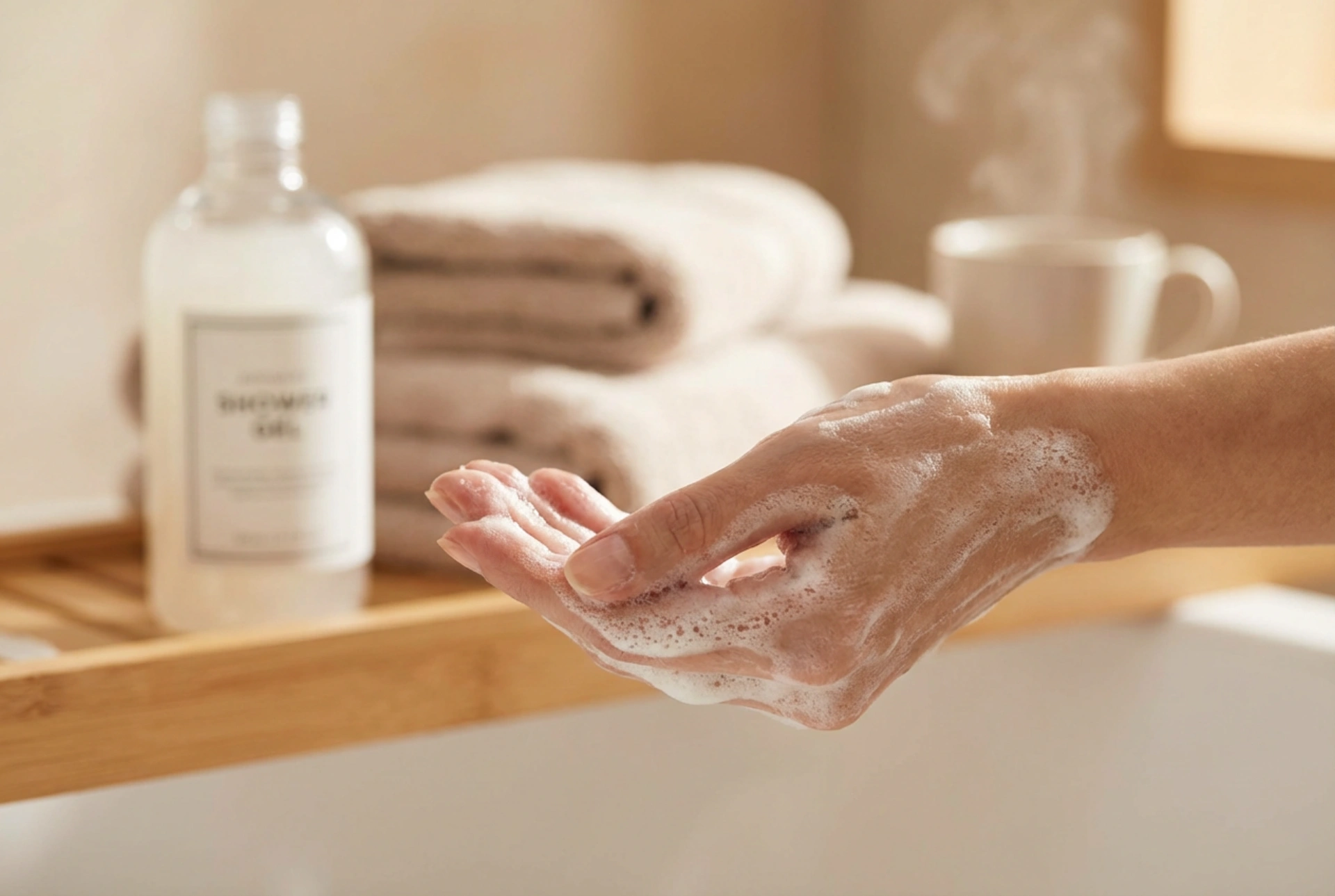 Gel doccia cremoso per l'inverno: come lavarsi e curare il comfort della pelle