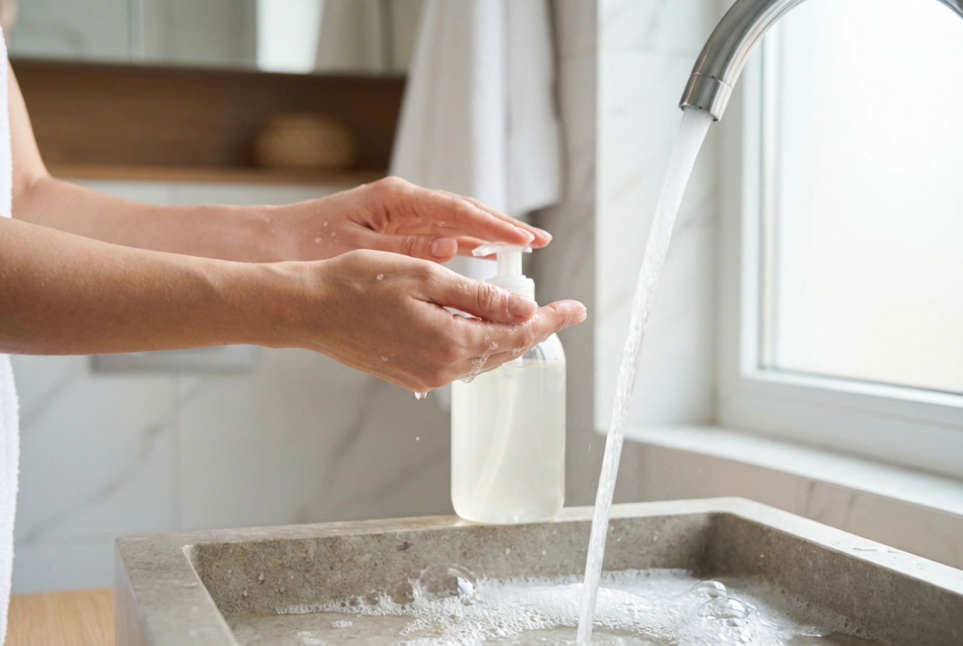 Come scegliere il sapone liquido e lavare le mani in modo efficace ma delicato