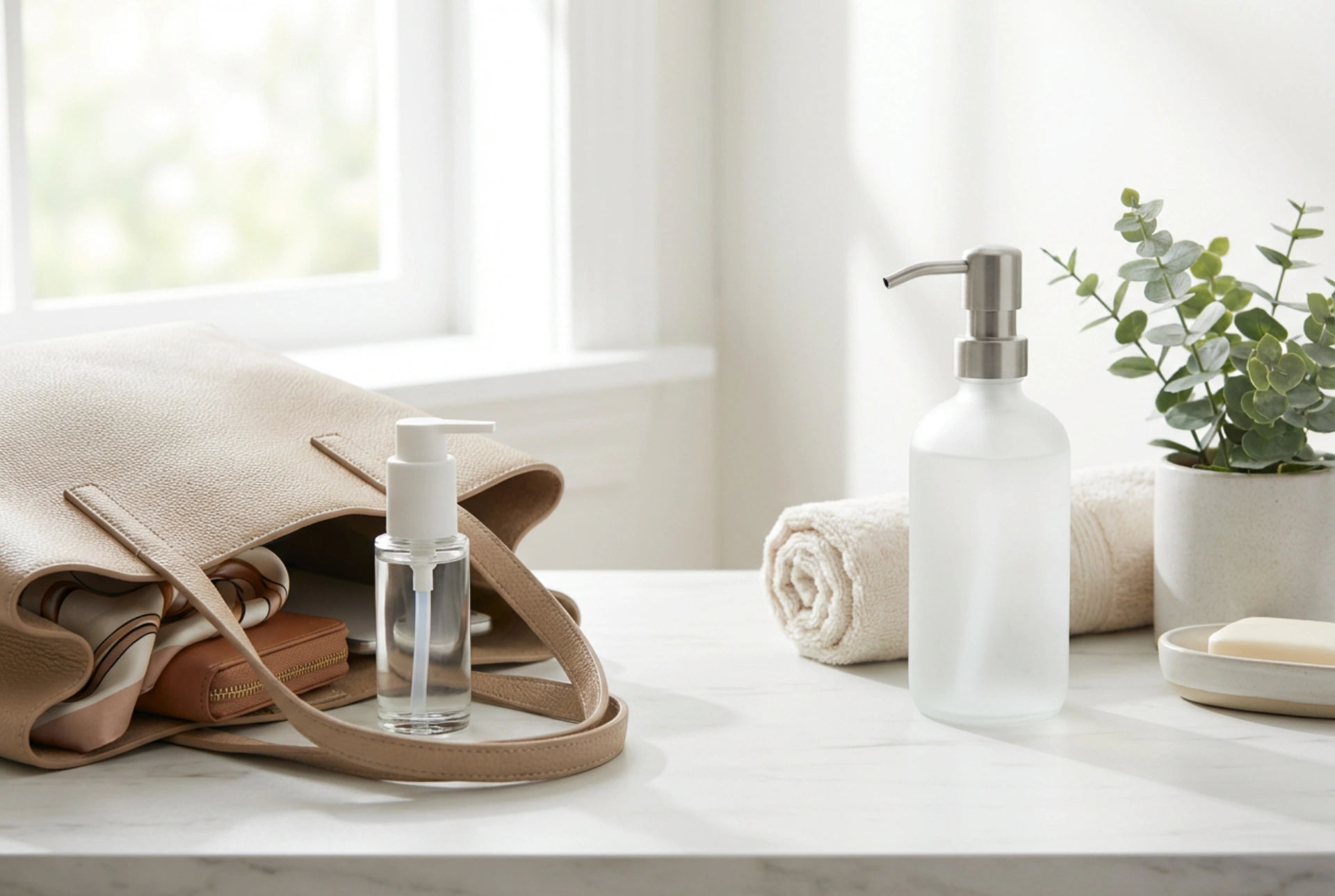 Disinfettante per le mani in borsa e a casa: consigli pratici