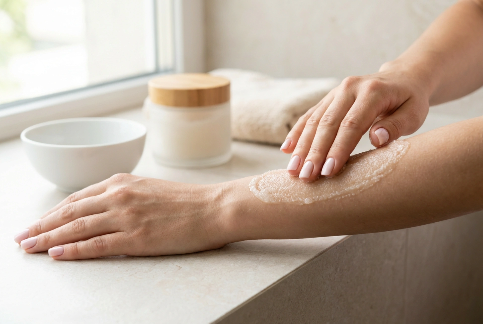 Scrub corpo: come scegliere la grana giusta e usarlo senza irritazioni