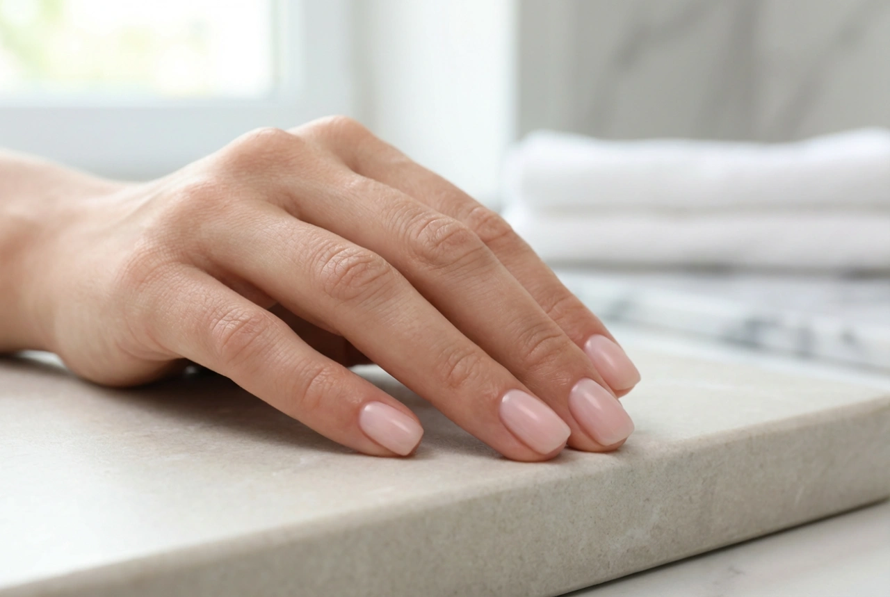 Unghie corte con smalto semipermanente: come definire la forma e stendere il colore senza sbavature sulle cuticole