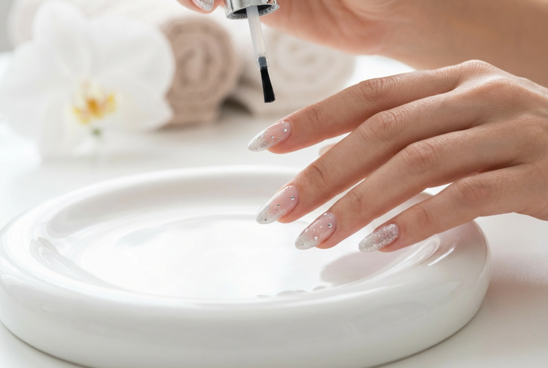 Decorazioni per unghie semipermanenti: come applicarle e fissarle con il top coat