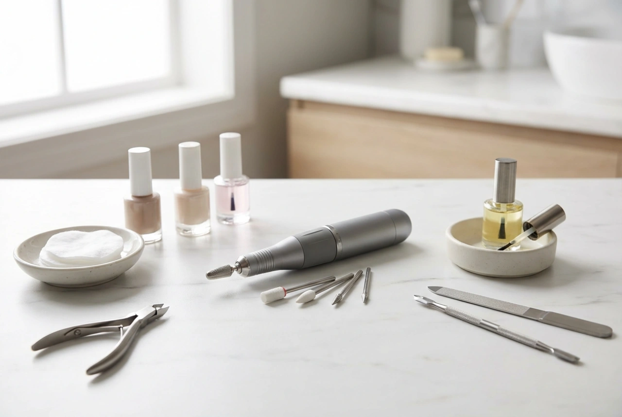 Kit per unghie con fresa: accessori e regole per l'uso a casa