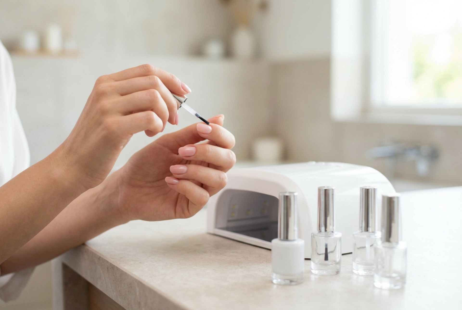 Manicure semipermanente a casa: preparazione della lamina, applicazione e polimerizzazione passo dopo passo