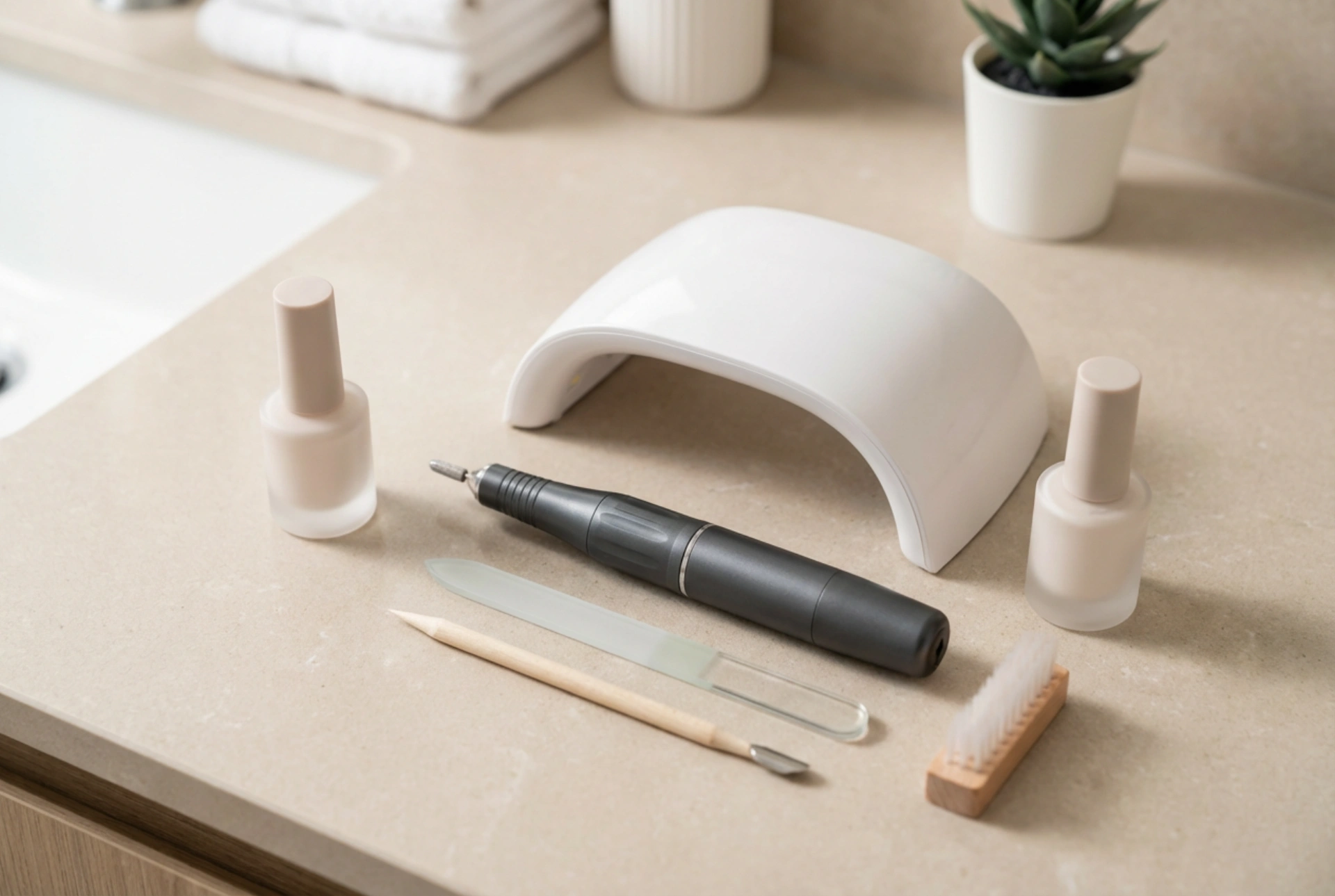 Strumenti per la manicure a casa: lampada, fresa e cosa serve davvero