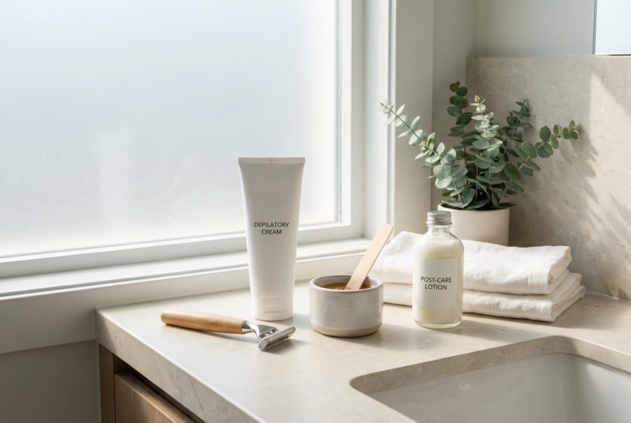 Depilazione gambe a casa: rasatura, crema e ceretta, con cura post-trattamento
