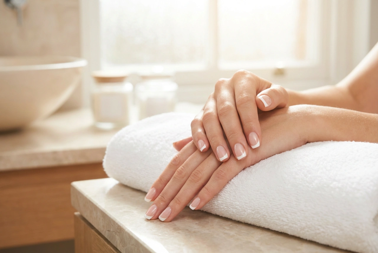 Manicure francese semipermanente: costruzione della curva, linea del sorriso e segreti di durata
