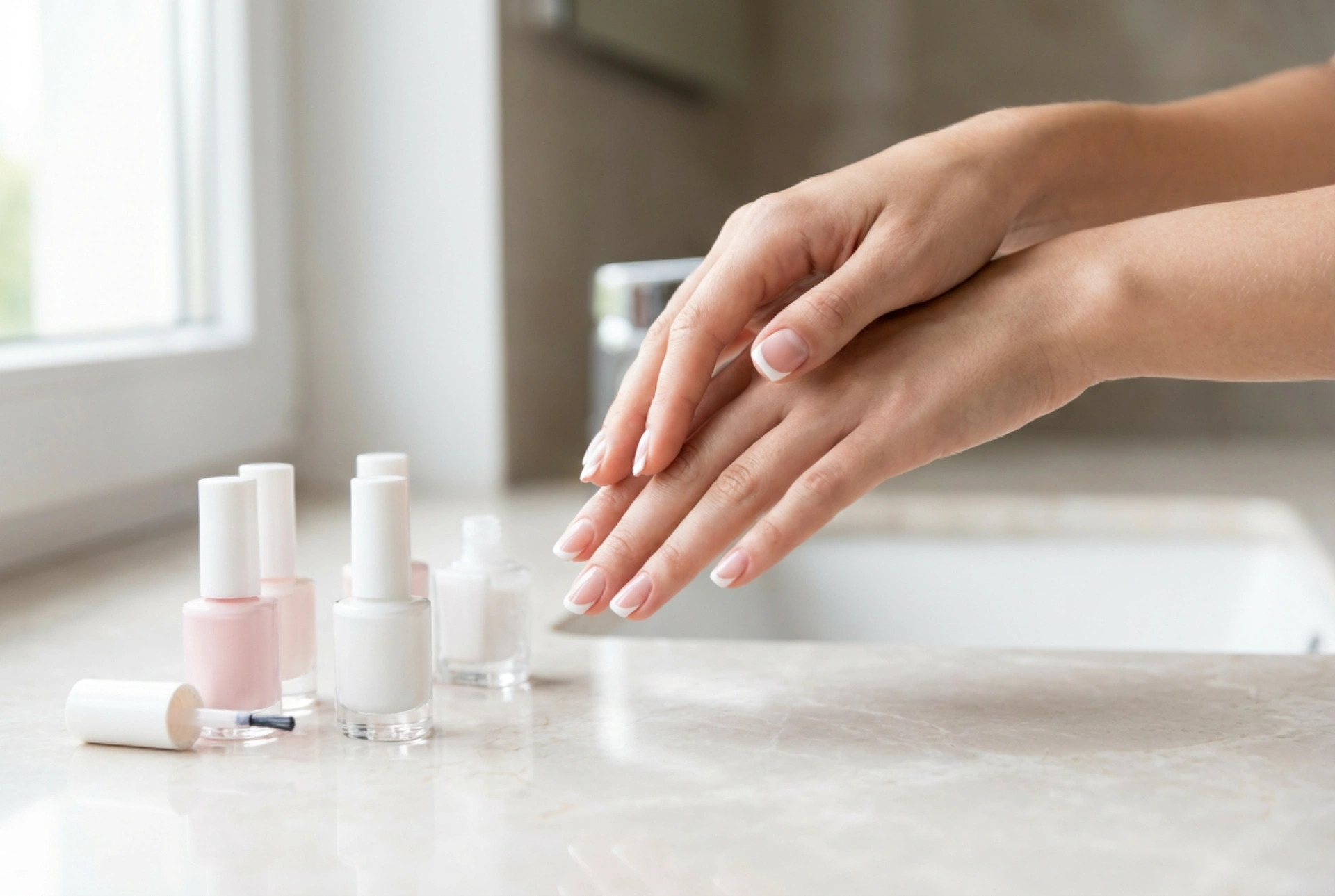 French Manicure a Casa: Una Linea del Sorriso Precisa con Diversi Metodi
