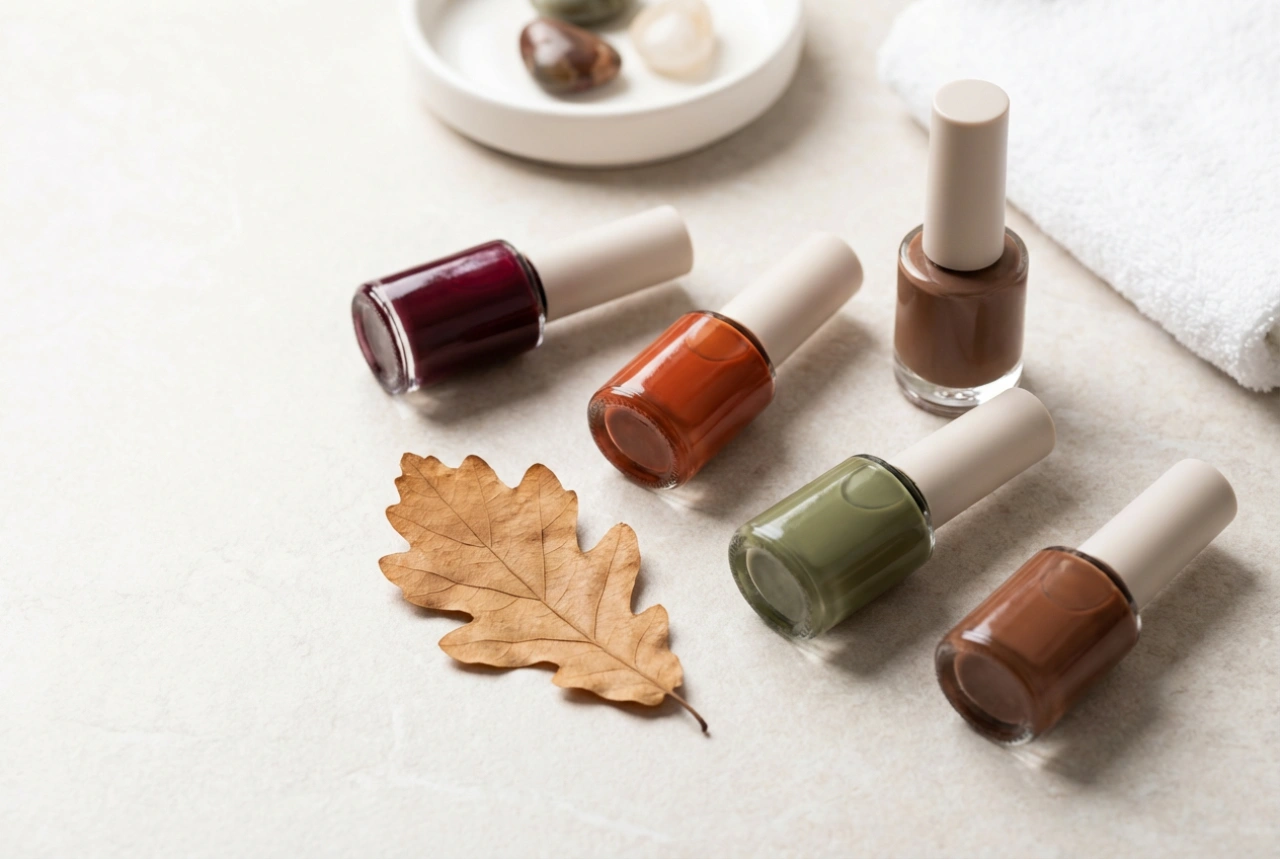 Smalto semipermanente per l'autunno: preparazione, palette stagionali e finish a lunga durata