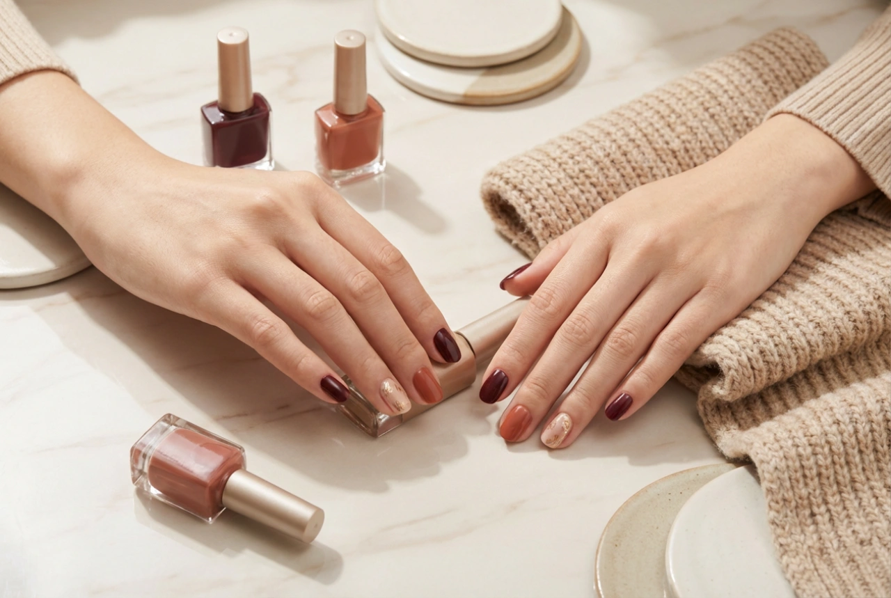 Manicure Semipermanente Autunnale: Colori, Design e Tecniche per i Giorni Freddi