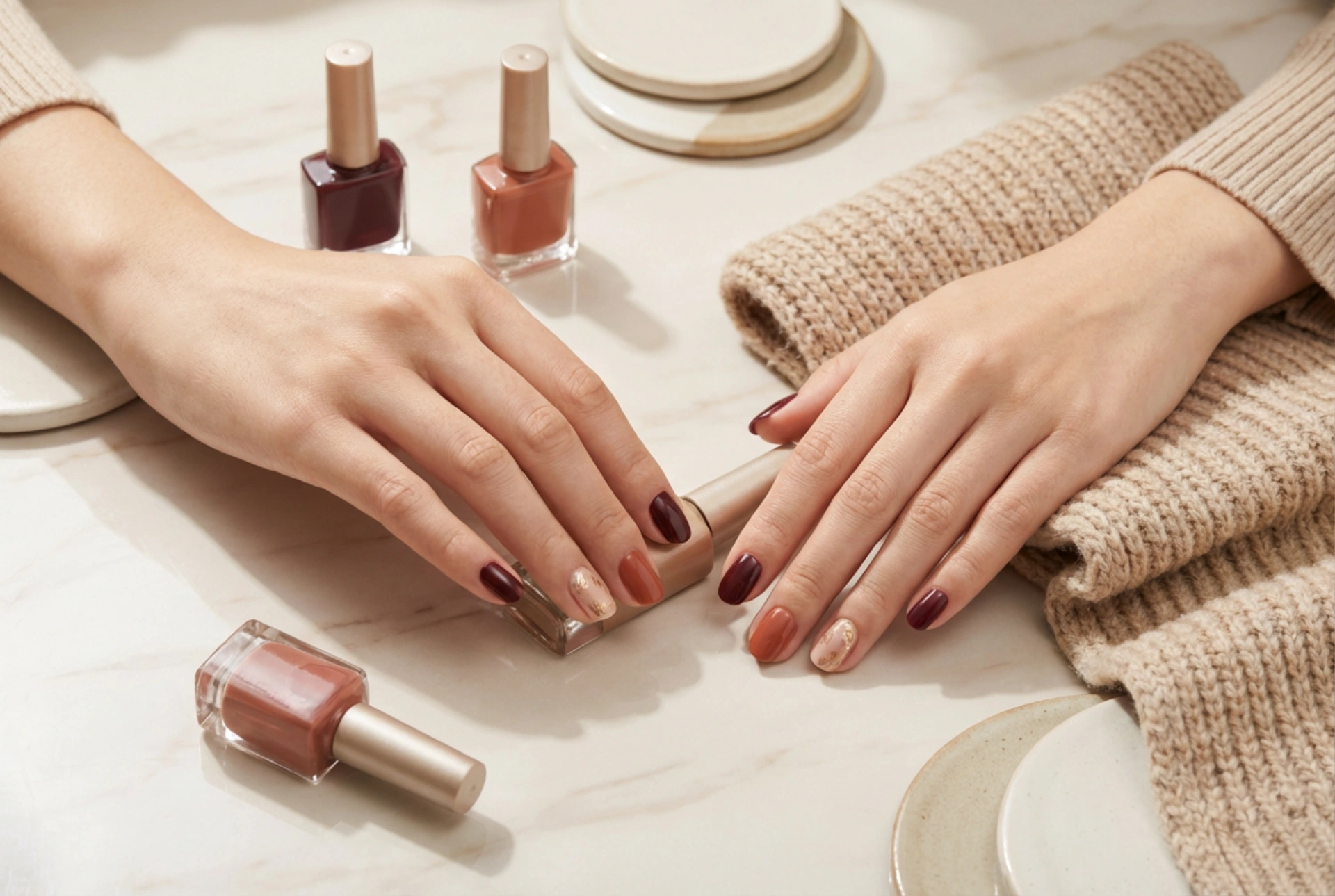 Manicure Semipermanente Autunnale: Colori, Design e Tecniche per i Giorni Freddi