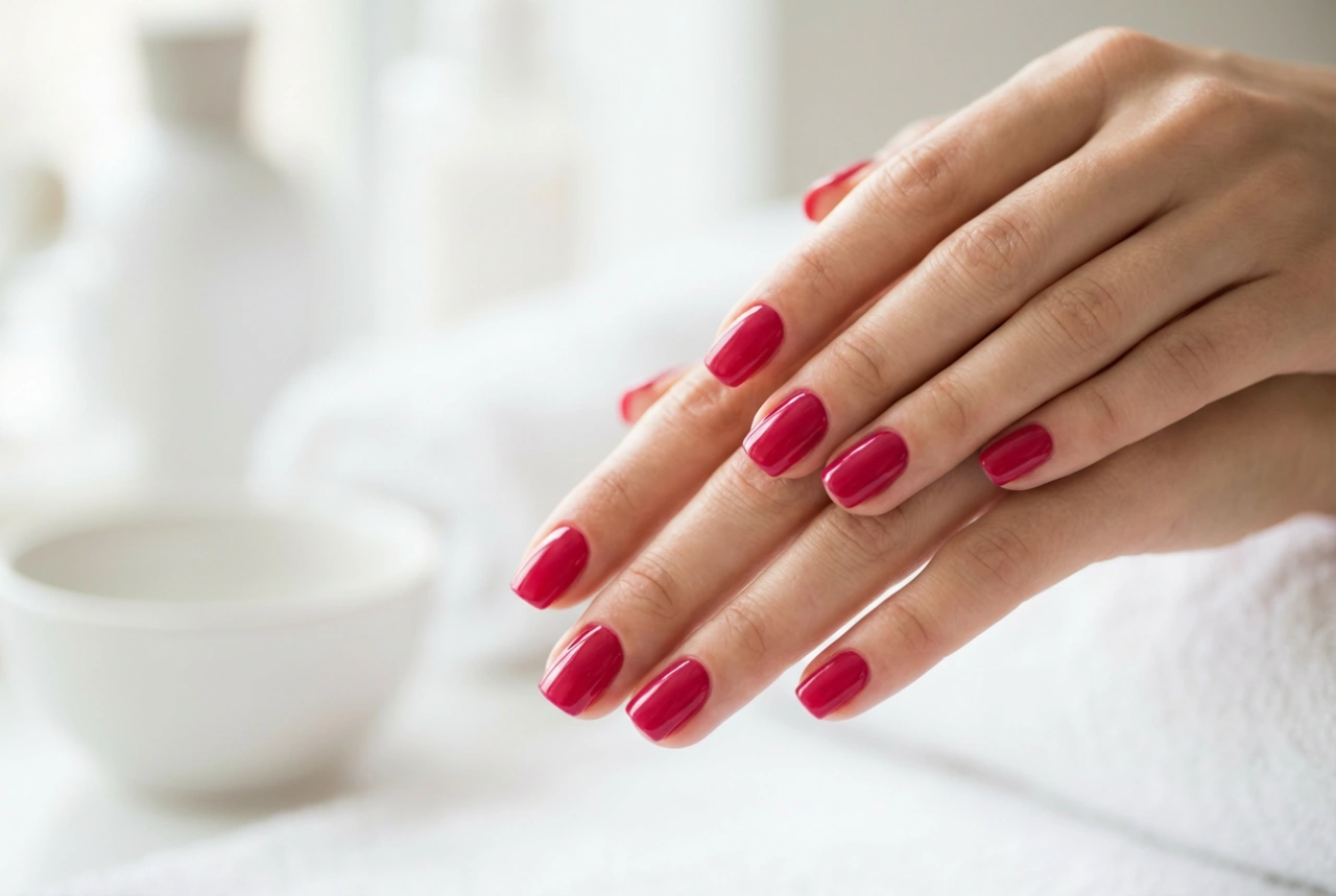 Colore lampone sulle unghie: come applicarlo in modo uniforme e con brillantezza