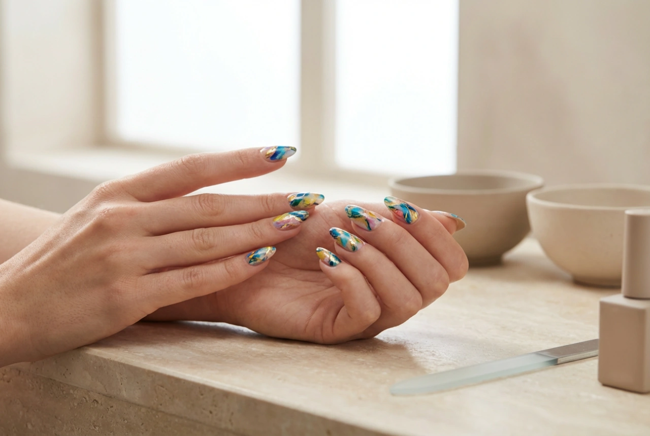 Unghie semipermanenti colorate: abbinamento di colori, decorazioni e durata