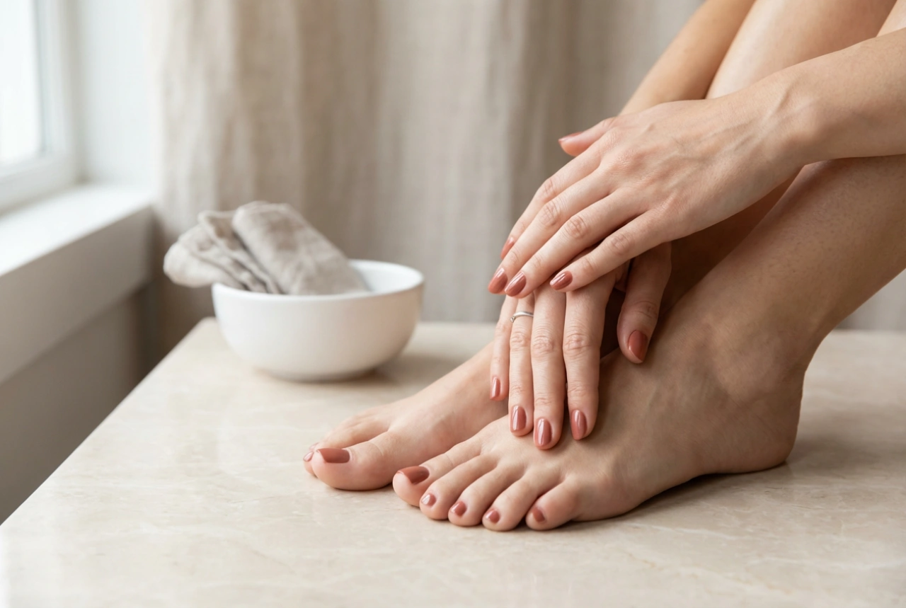 Manicure e pedicure in coppia: come abbinare i colori e pianificare l'ordine dei trattamenti