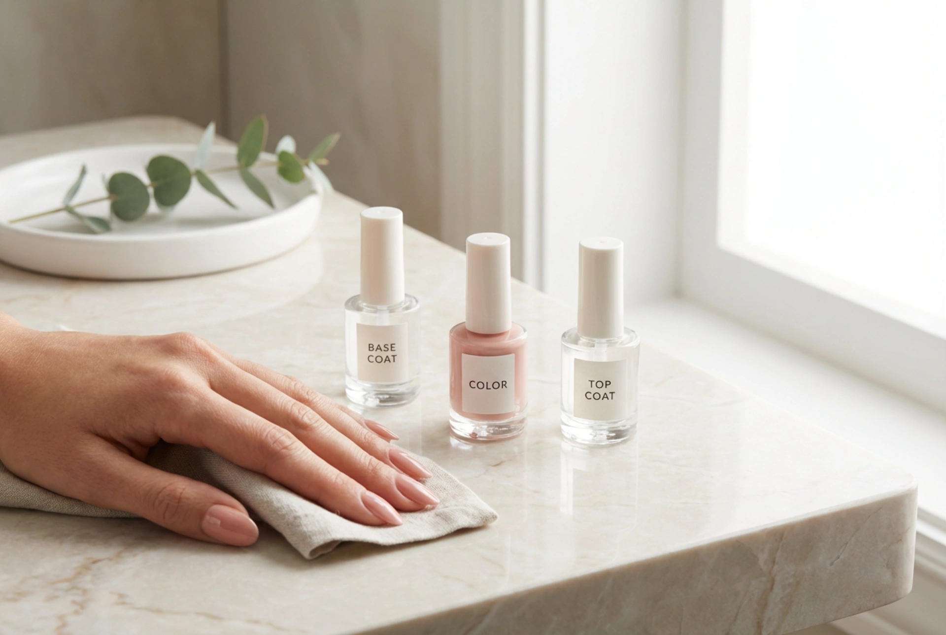 Manicure Semipermanente Passo Dopo Passo: Preparazione dell'Unghia, Base, Colore, Top Coat