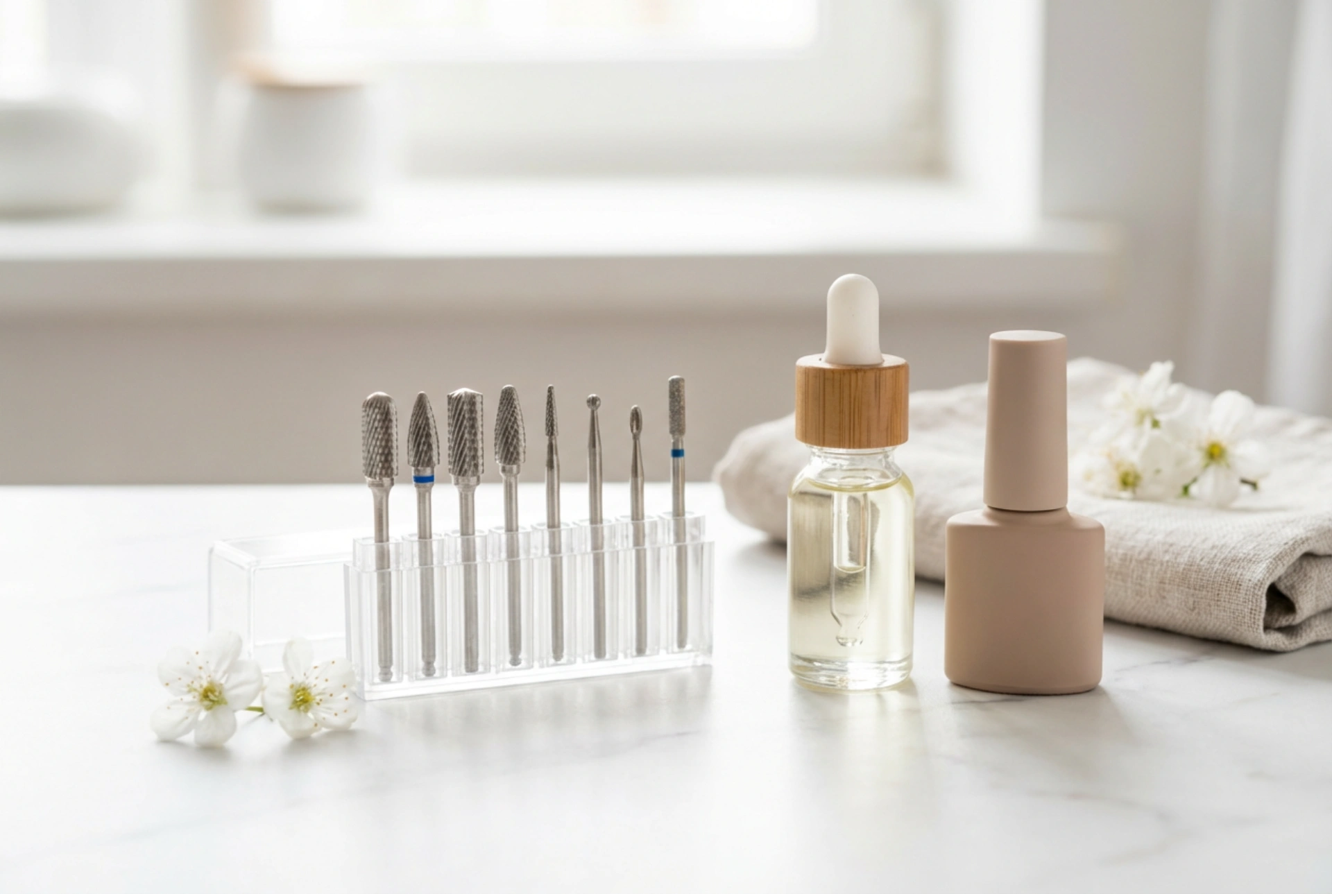 Fresa per manicure: scelta degli accessori e tecnica passo dopo passo