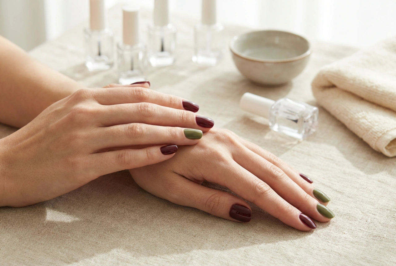 Unghie semipermanenti per l'autunno: colori, tecnica ed effetto duraturo