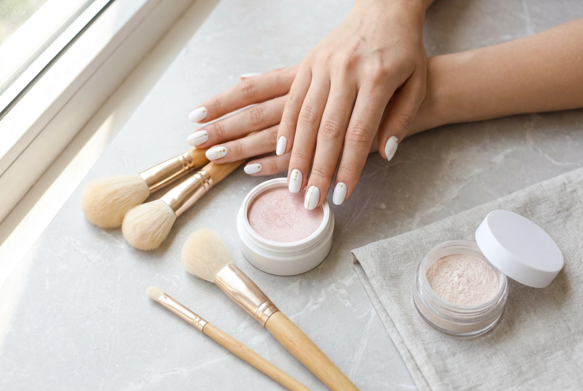 Unghie bianche decorate: 5 tecniche semplici per principianti