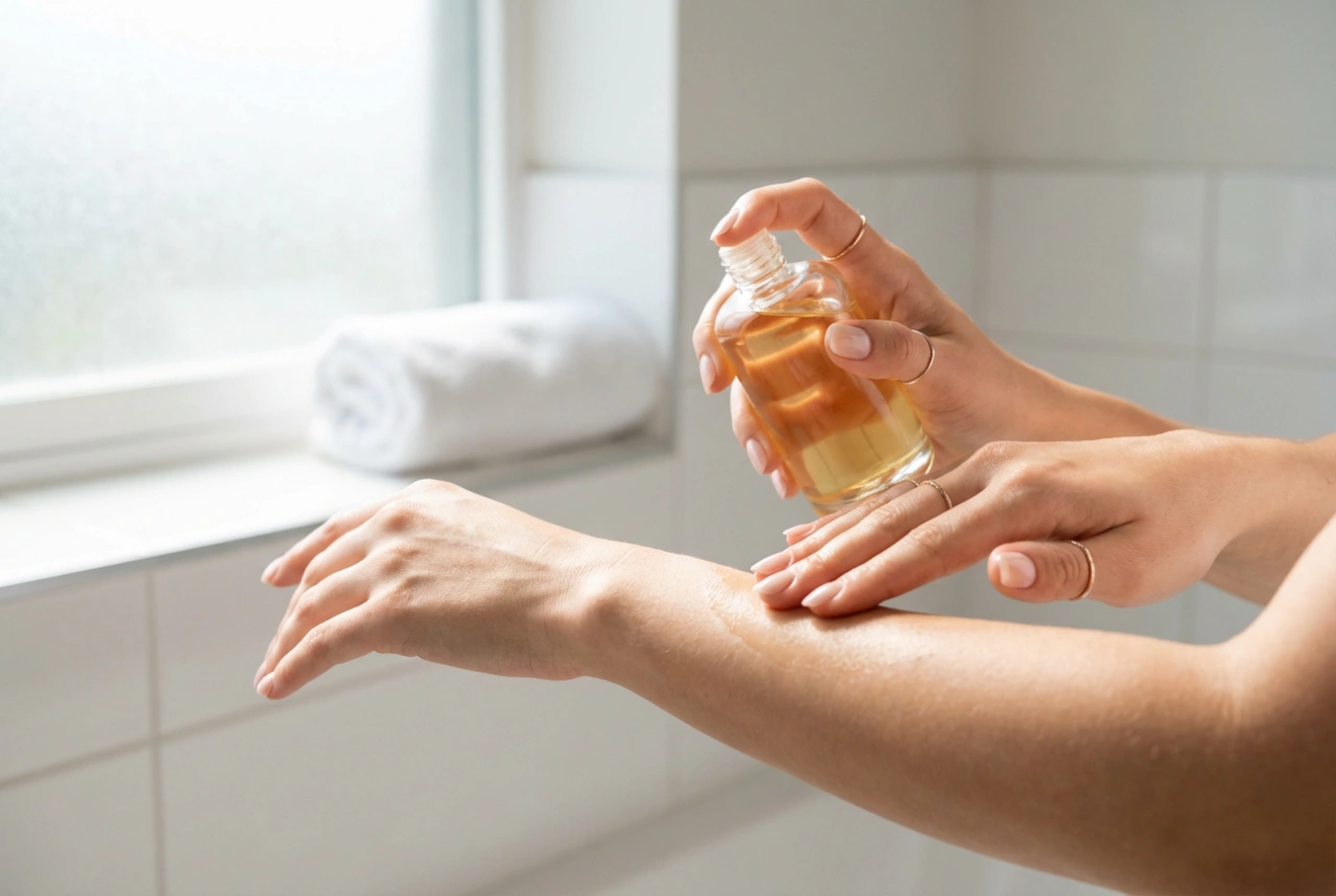 Olio per il corpo: applicazione su pelle bagnata o asciutta e le migliori tecniche