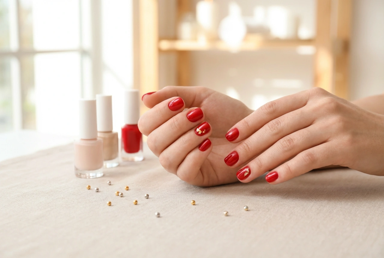 Unghie rosse con decorazioni: quali accenti scegliere e come applicarli