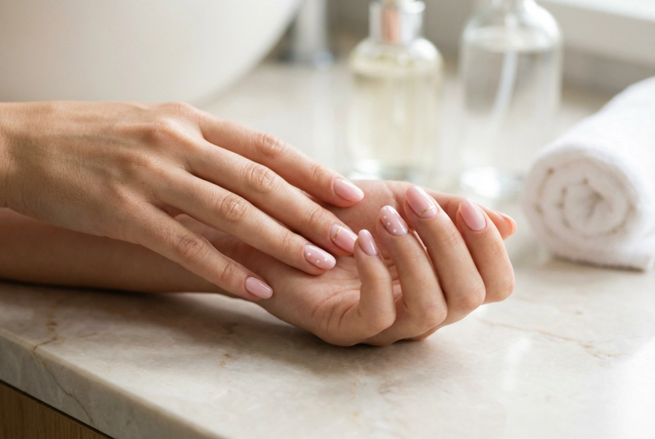 Unghie Semipermanenti Rosa per Tutti i Giorni: Colore Uniforme e Decorazioni Delicate