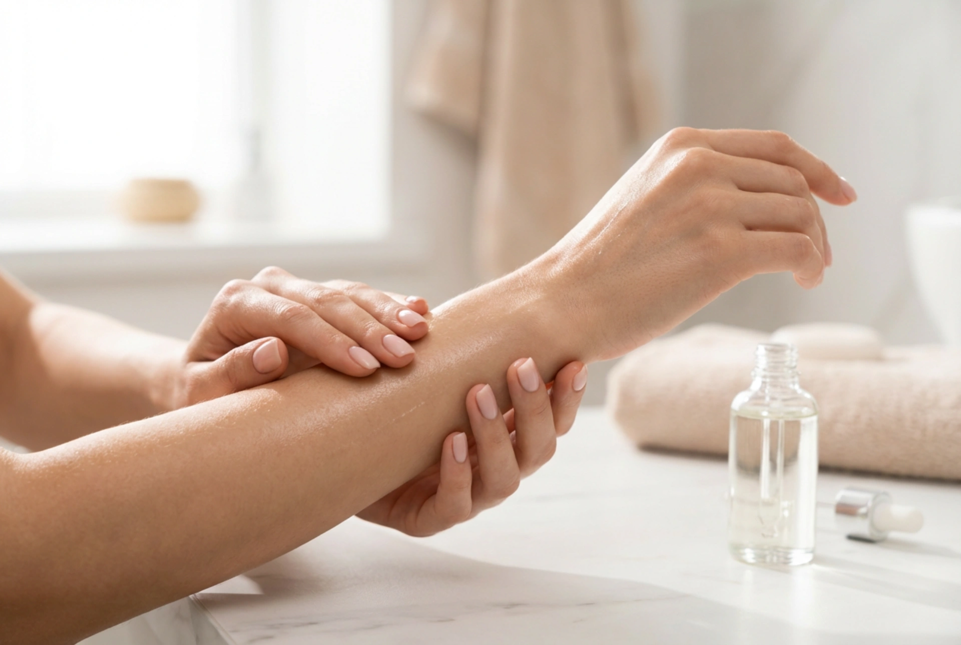 Come applicare l'olio secco per il corpo per un rapido assorbimento