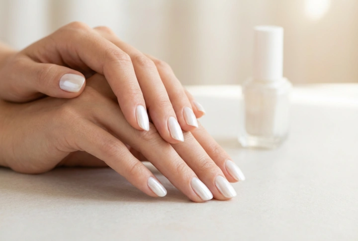 Unghie Bianco Perla: Applicazione dello Smalto Perlato Senza Striature