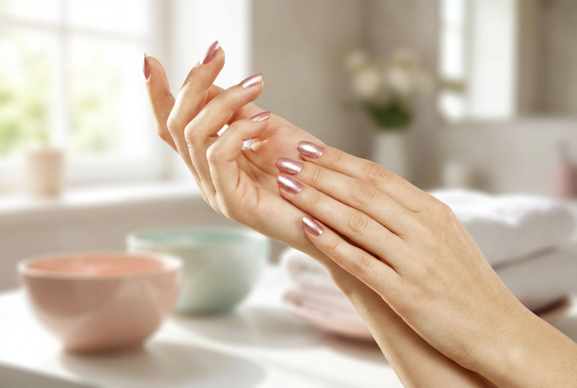 Unghie oro rosa: come ottenere un effetto elegante in pochi passaggi