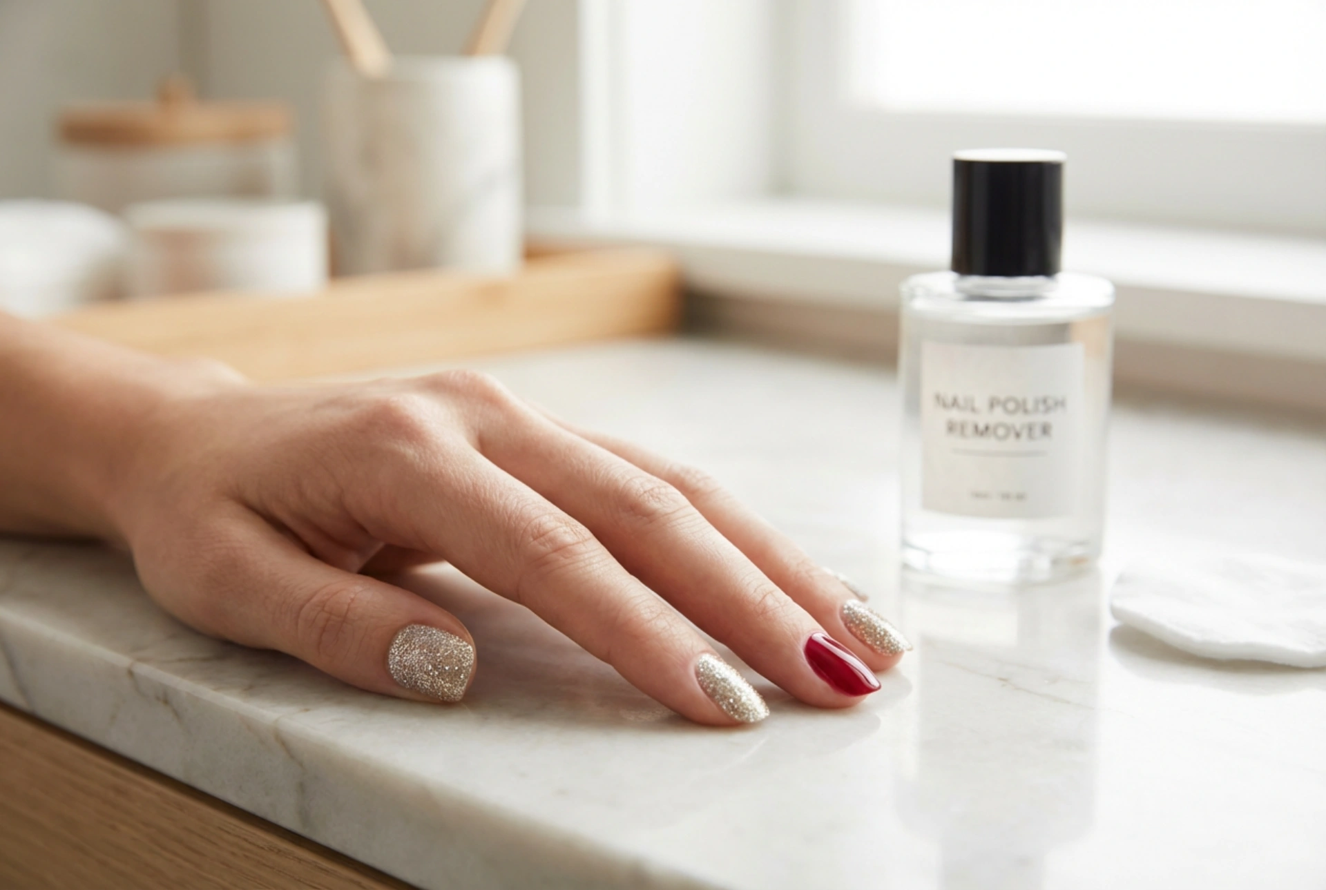 Unghie Glitterate: Copertura Totale, Unghia d'Accento e Rimozione
