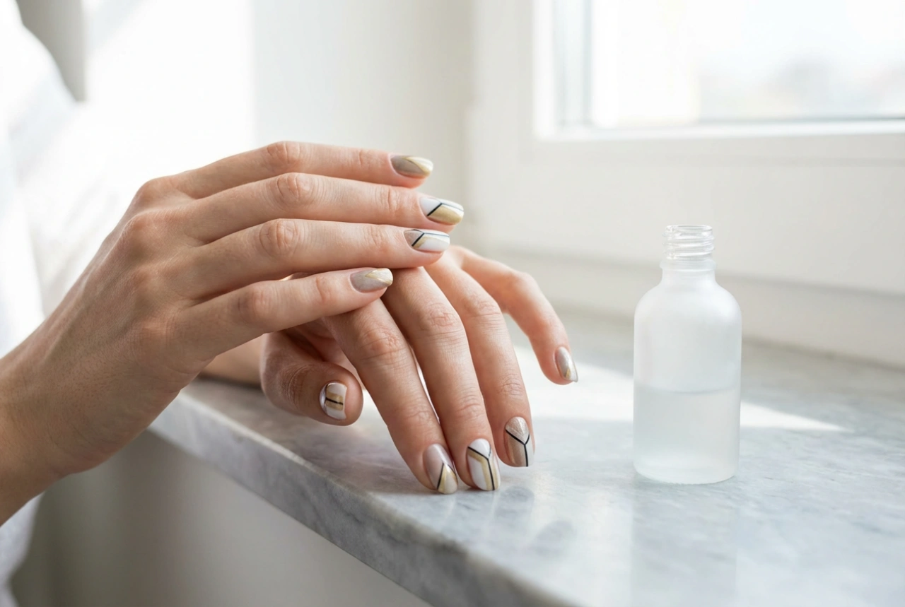 Unghie geometriche: nastri, stamping e schemi veloci