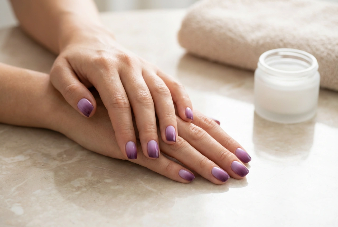 Unghie ombre viola: dal lilla al prugna, sfumature perfette