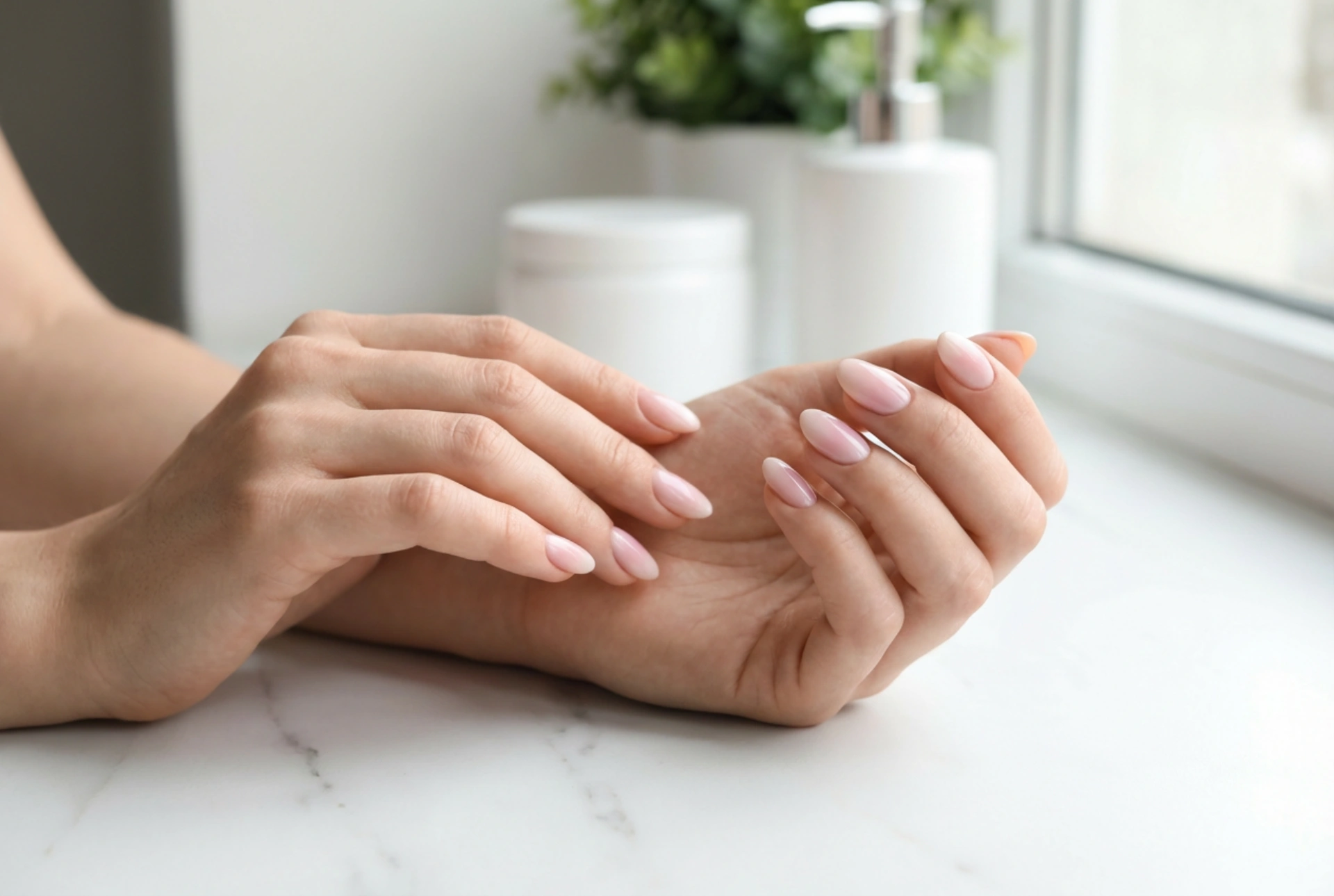 Unghie Ombre Chiare: Un Delicato Gradiente in Tonalità Pastello e Nude