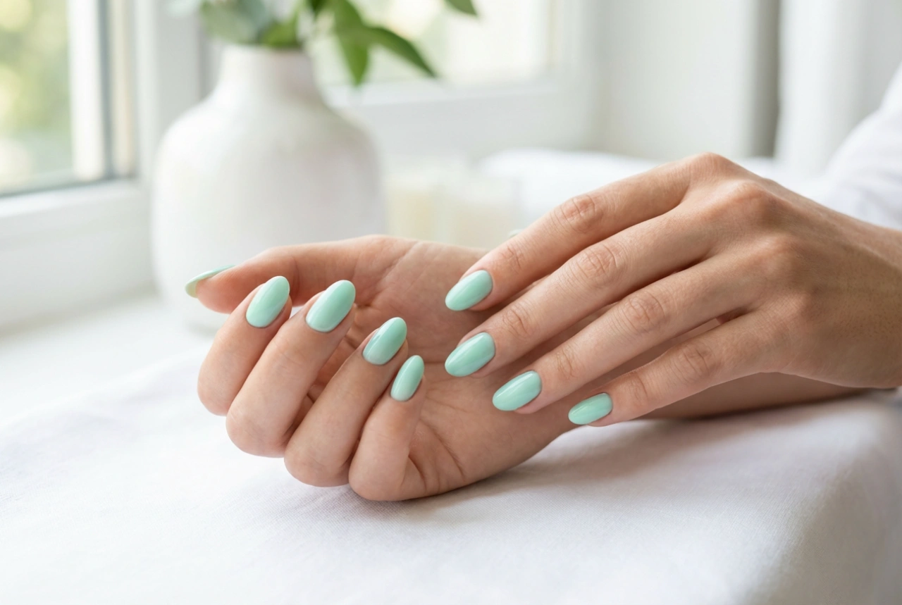Unghie ombré menta: la sfumatura fresca e fresca per l'estate