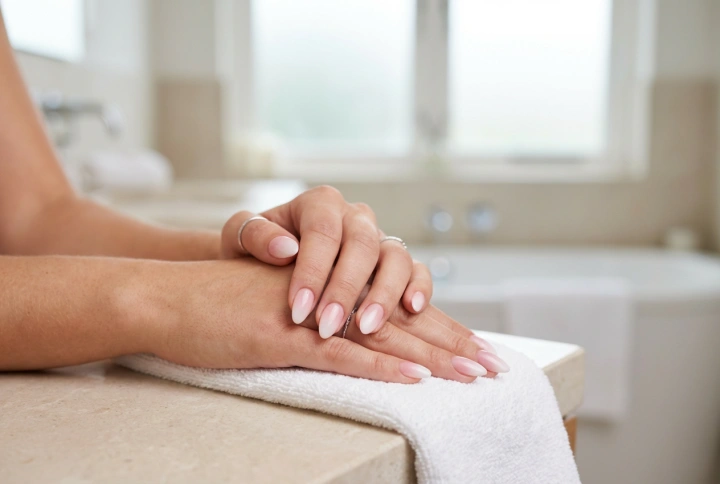Effetto naturale: unghie ombre naturali, ovvero il classico babyboomer