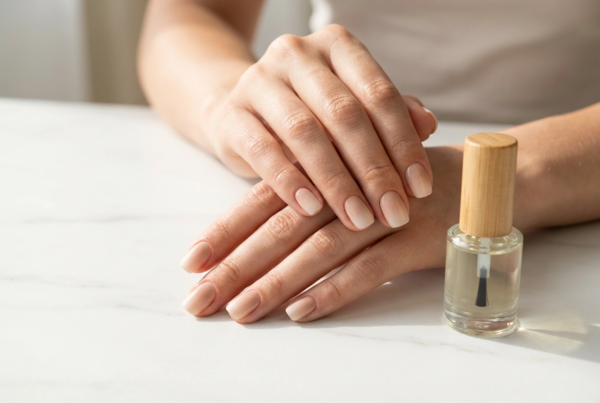 Passo dopo passo: unghie ombre beige, eleganti e delicate