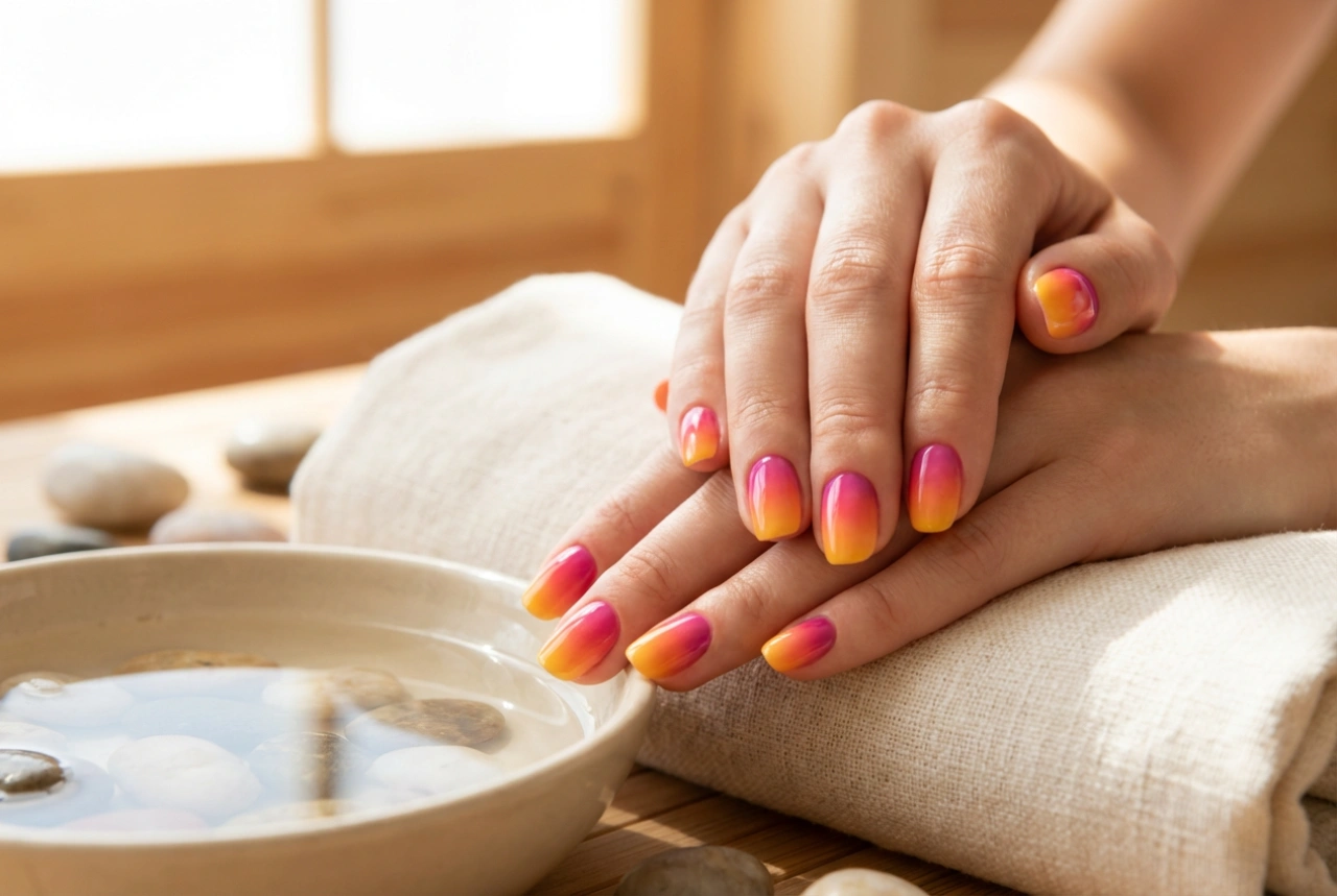 L'estate sulle unghie: come realizzare una manicure ombre intensa e duratura