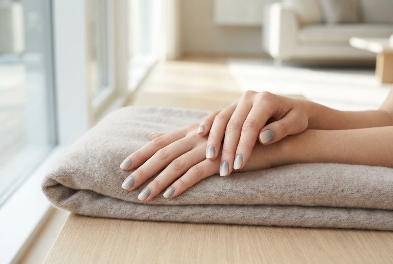 Unghie Ombre Grigie Passo Dopo Passo: Eleganza Sofisticata a Casa