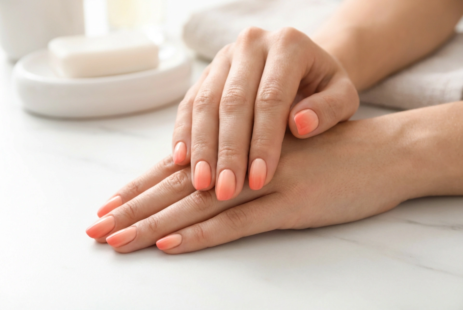 Unghie Ombre Salmone: Guida Passo a Passo per un Gradiente Delicato