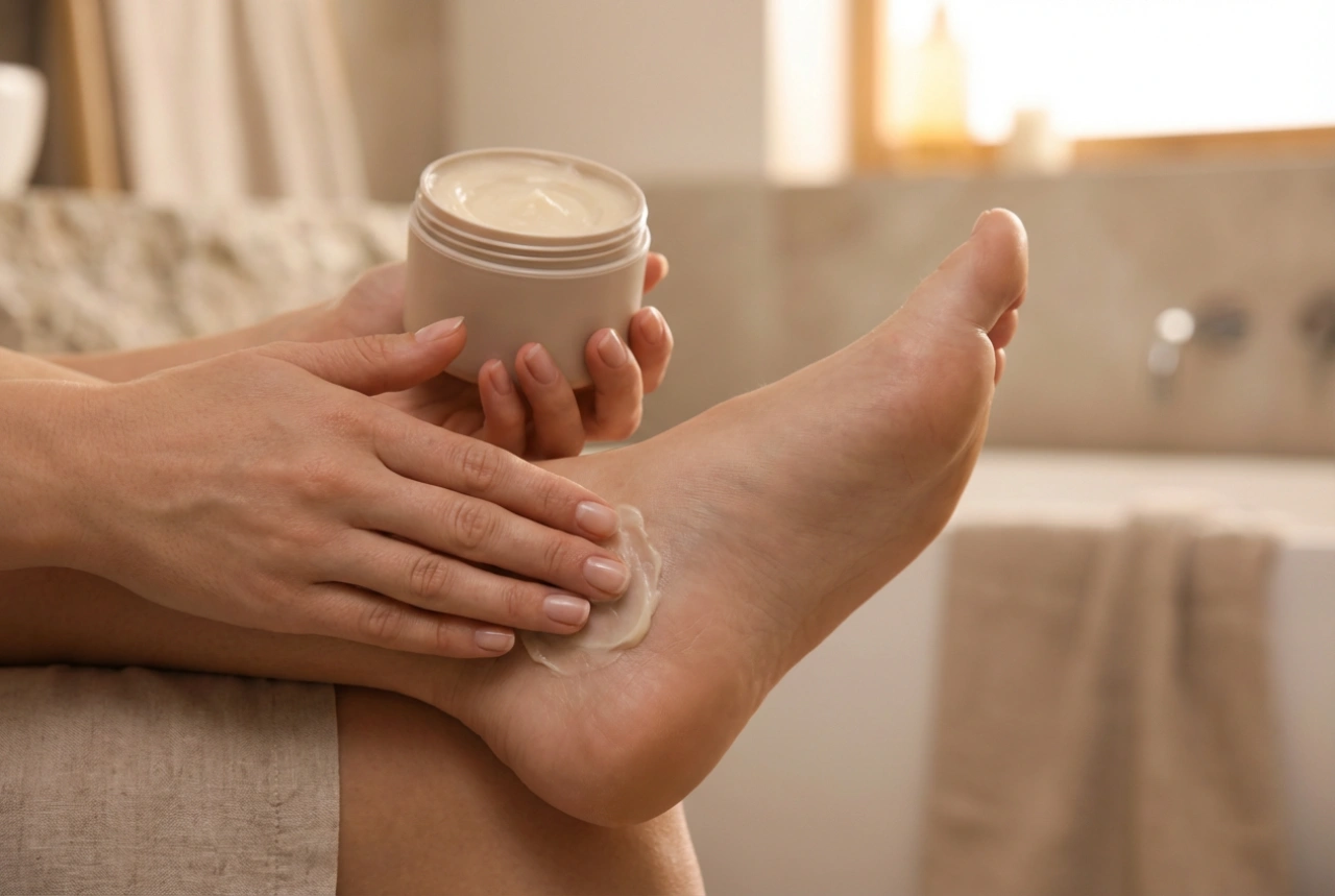 Crema per talloni secchi: una routine serale efficace e protezione durante il giorno