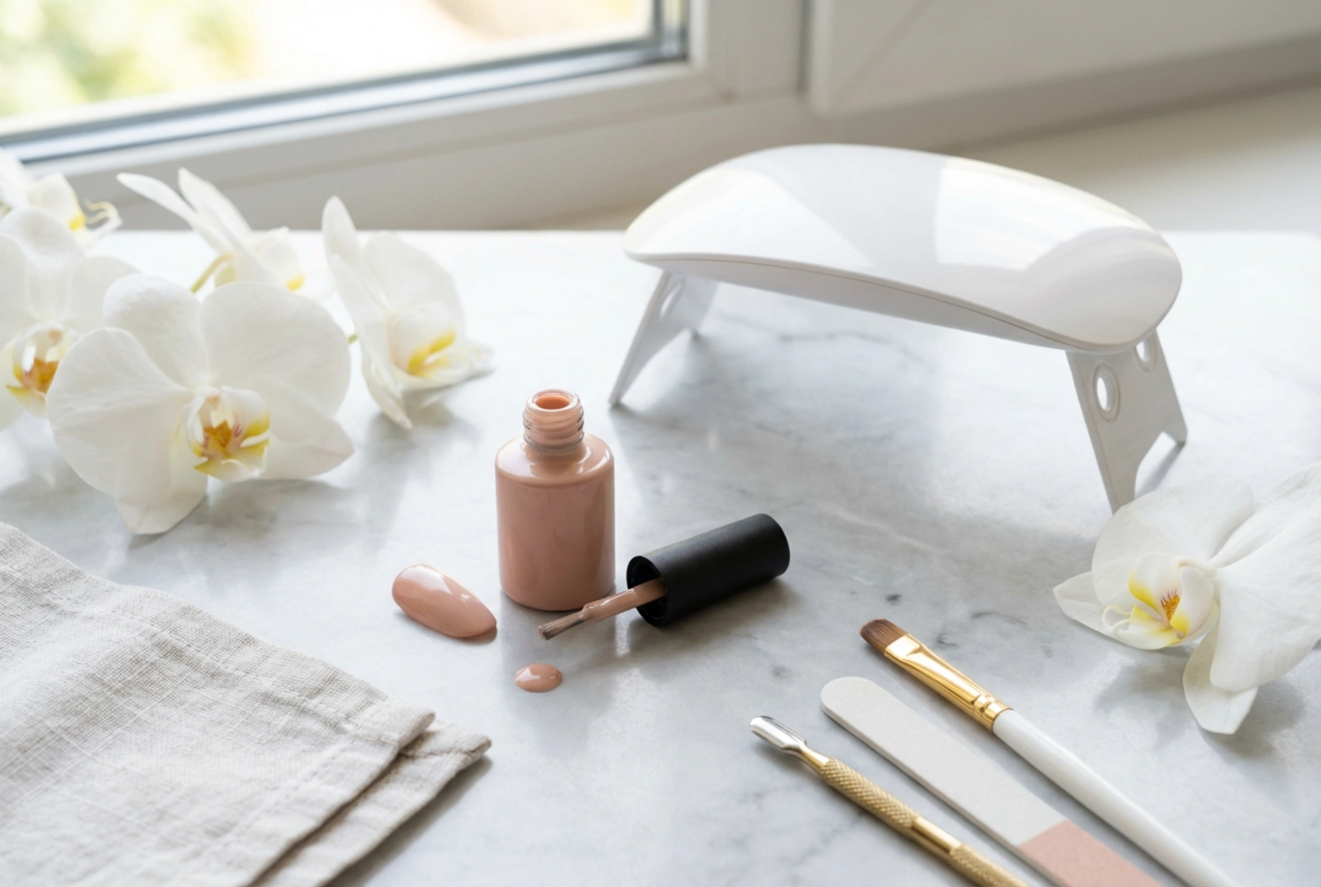 Smalto semipermanente: applicazione passo dopo passo, polimerizzazione e rimozione