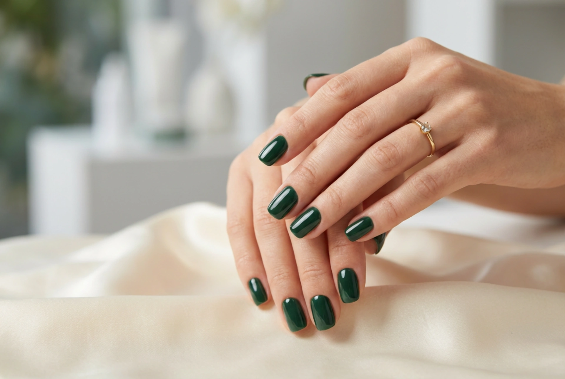 Smalto semipermanente verde per uno stile elegante: scelta della tonalità e applicazione