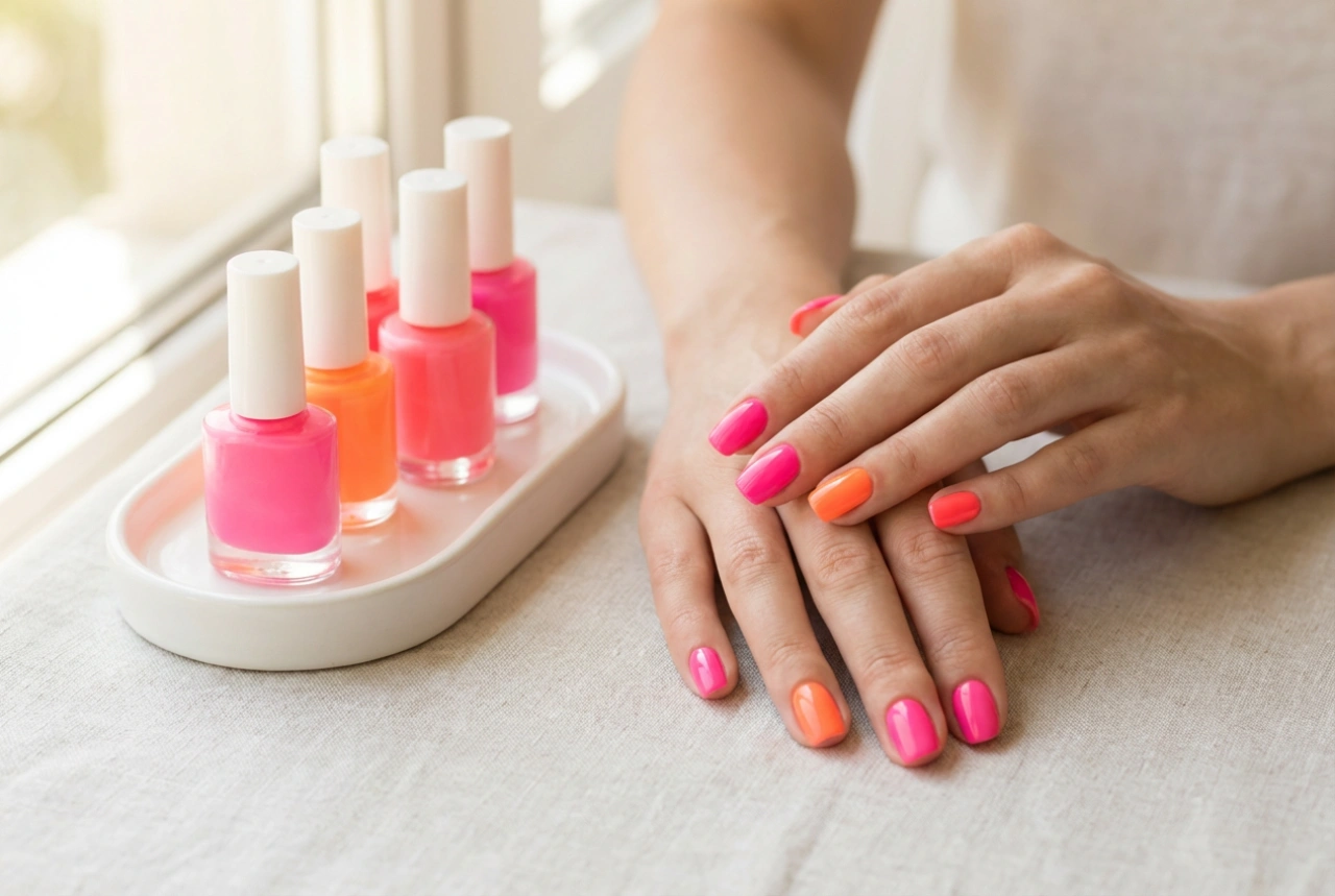 Smalti ibridi al neon: preparazione delle unghie e migliori metodi di applicazione