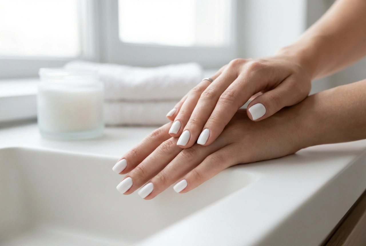 Smalto semipermanente bianco senza striature: trucchi per una copertura completa e linee pulite