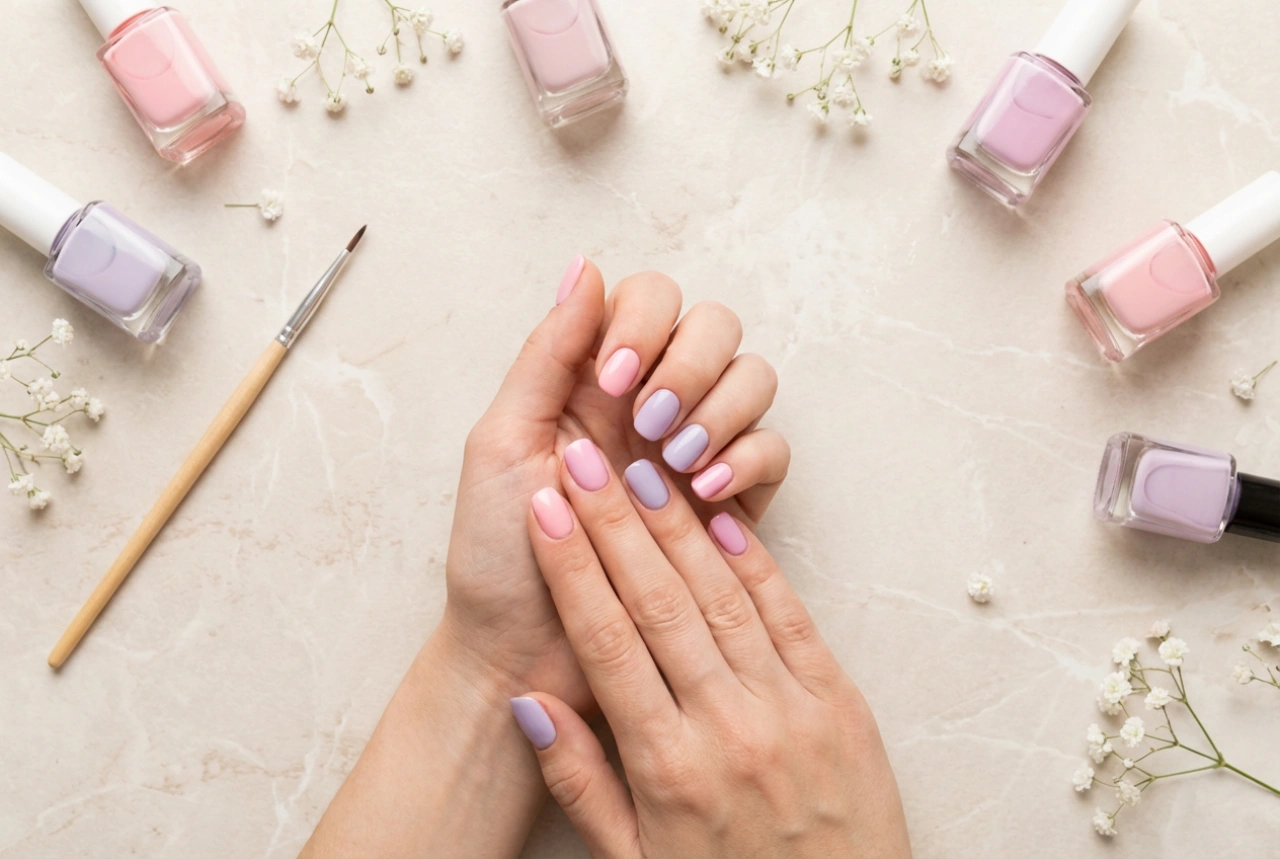 Manicure semipermanente primaverile: colori di stagione, preparazione e decorazioni