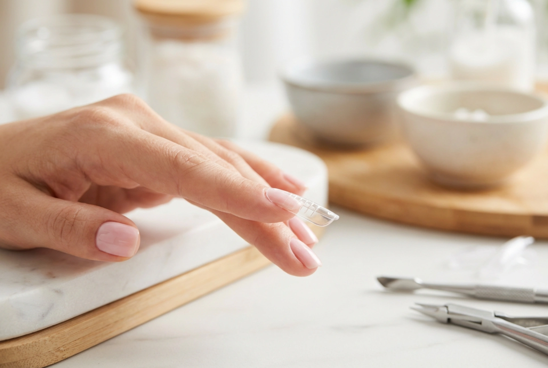 Cartine per l'allungamento delle unghie: adattamento, applicazione e rimozione sicura